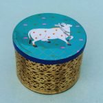 Pichwai Round Box