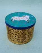 Pichwai Round Box - Image 2