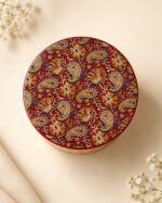 Kvyatva Kalamkari Round Box - Image 3
