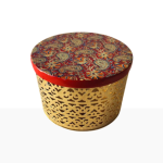 Kvyatva Kalamkari Round Box