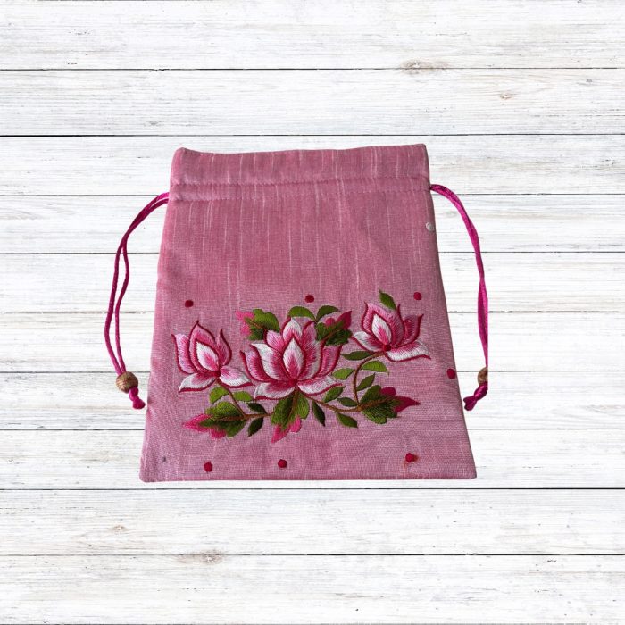 Embroidery Silk Potli - Image 3