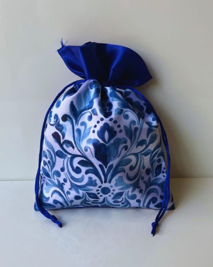 Indigo Silk Potli