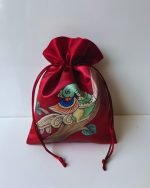 Parrot Silk Potli