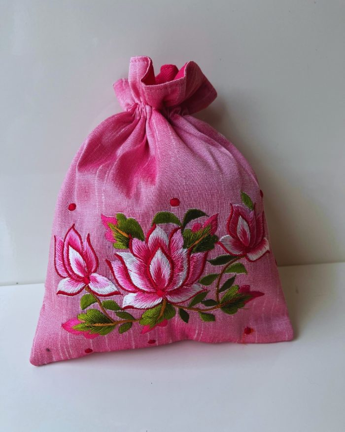 Embroidery Silk Potli - Image 2