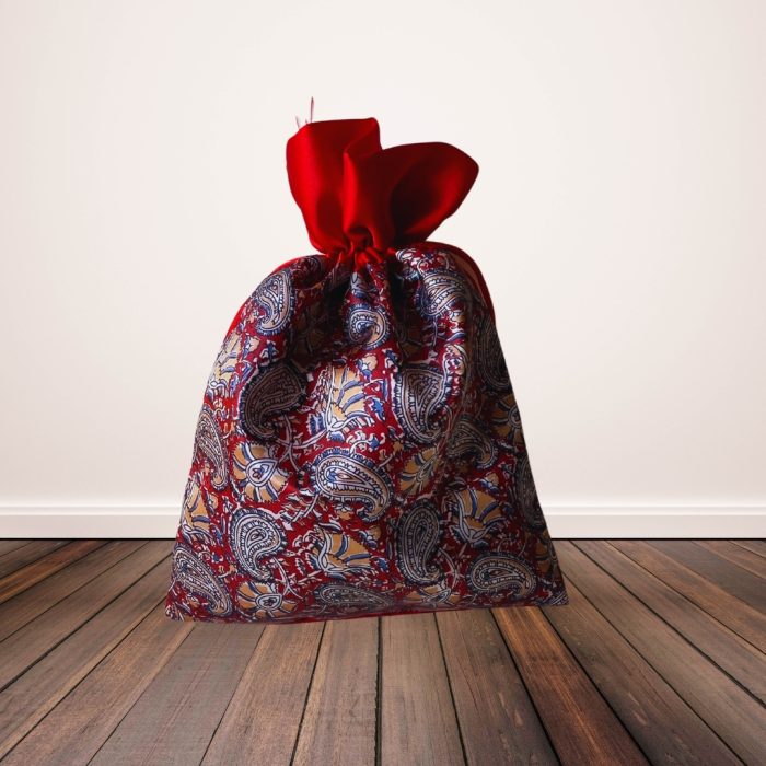 Kalamkari Silk Potli - Image 1