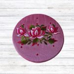 Embroidered Round Box - Image 4