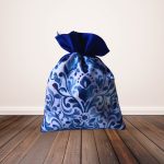 Indigo Silk Potli