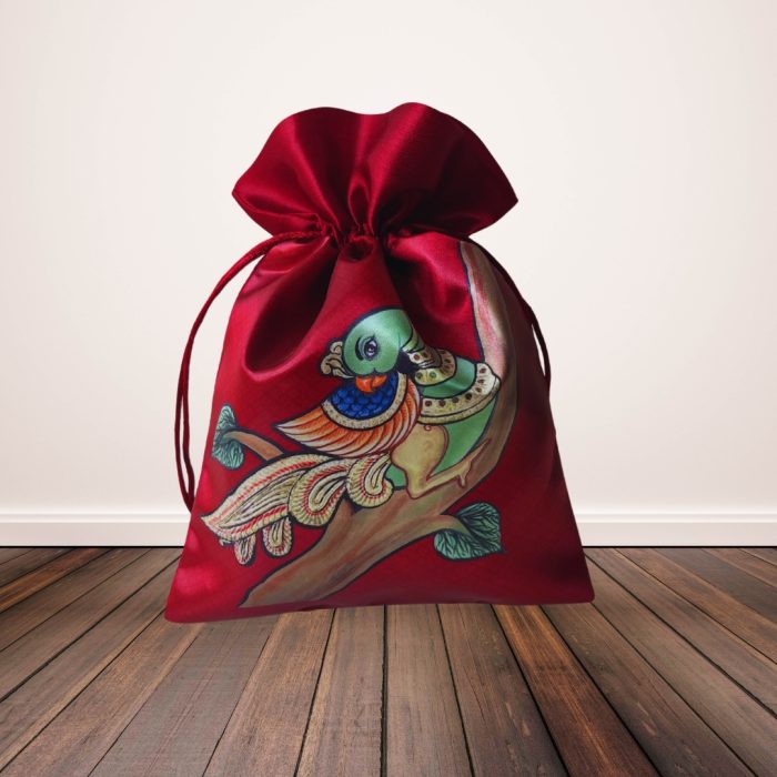 Parrot Silk Potli - Image 1