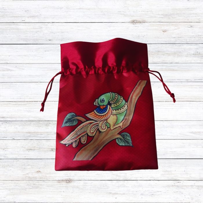 Parrot Silk Potli - Image 2