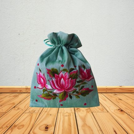 Embroidery Silk Potli