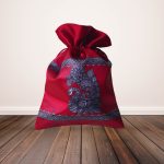 Peacock Silk Potli
