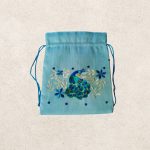 Peacock Embroidery Potli - Image 3