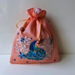 Peacock Embroidery Potli