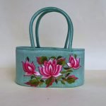 Lotus Embroidery Basket