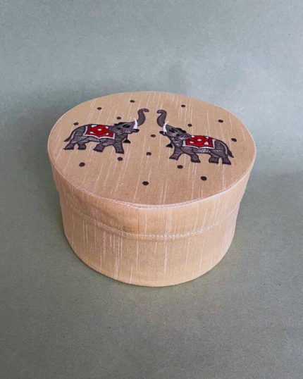 Peacock Embroidery Box