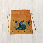 Peacock Embroidery Potli - Image 3