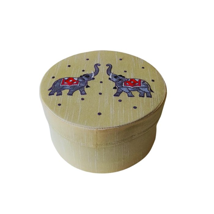 Elephant Embroidery Box - Image 2