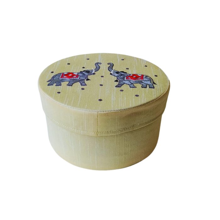 Elephant Embroidery Box - Image 3