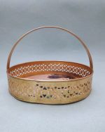 Metal Tray With Lotus Print - Image 2