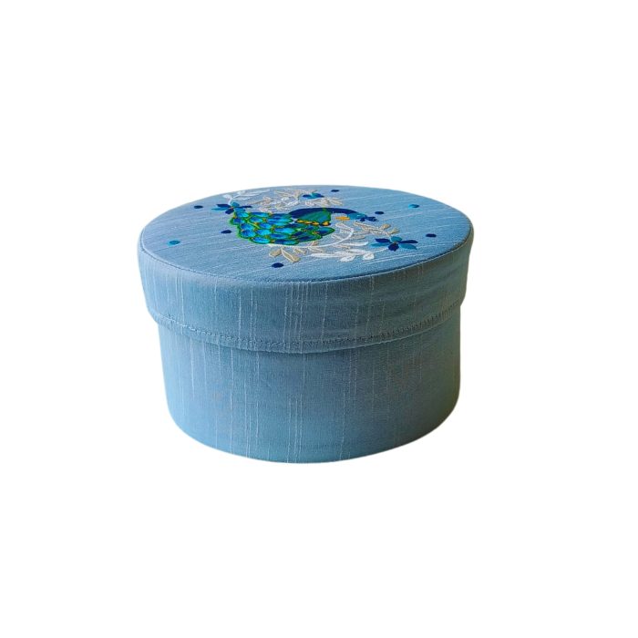 Peacock Embroidery Box - Image 4