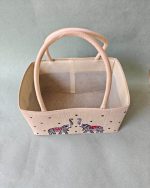 Elephant Embroidery Square Basket - Image 2