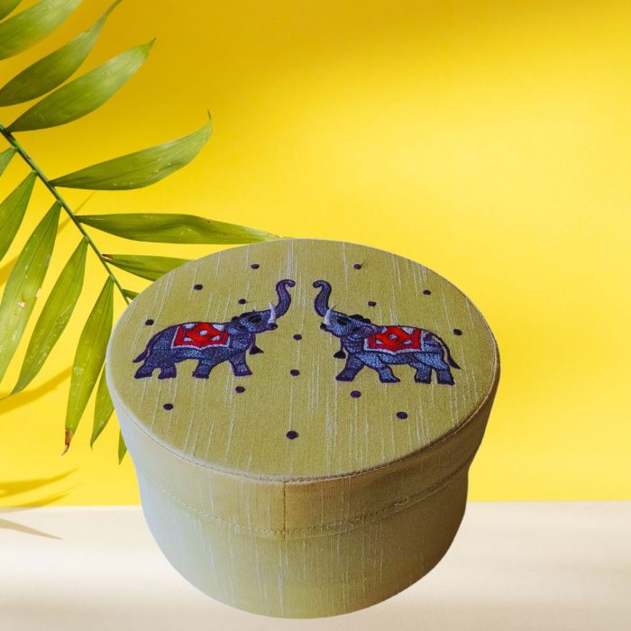 Elephant Embroidery Box - Image 1