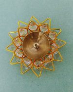 Crystal Metal Lotus Lamp