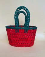 Handcrafted Palm Leaf Basket - Image 4