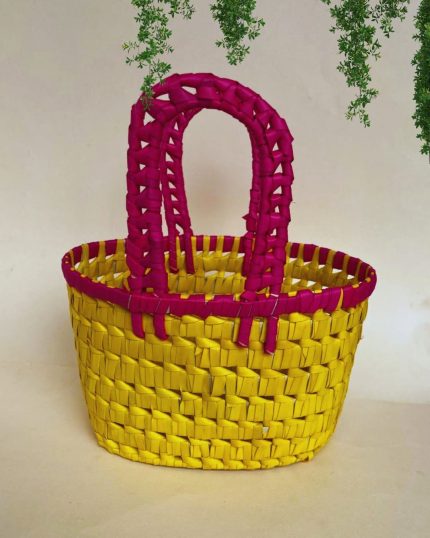 Handcrafted Palm Leaf Basket