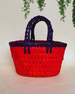 Handcrafted Palm Leaf Basket - Image 3