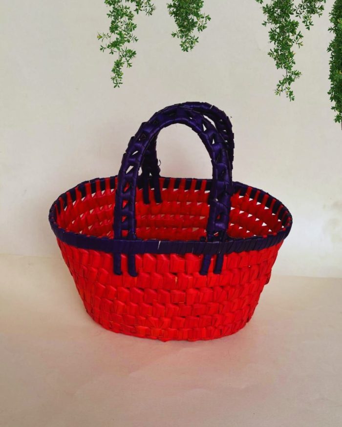 Handcrafted Palm Leaf Basket - Image 5