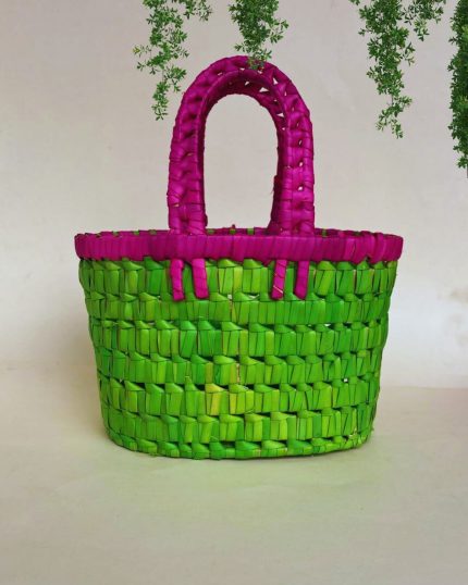 Handcrafted Palm Leaf Basket