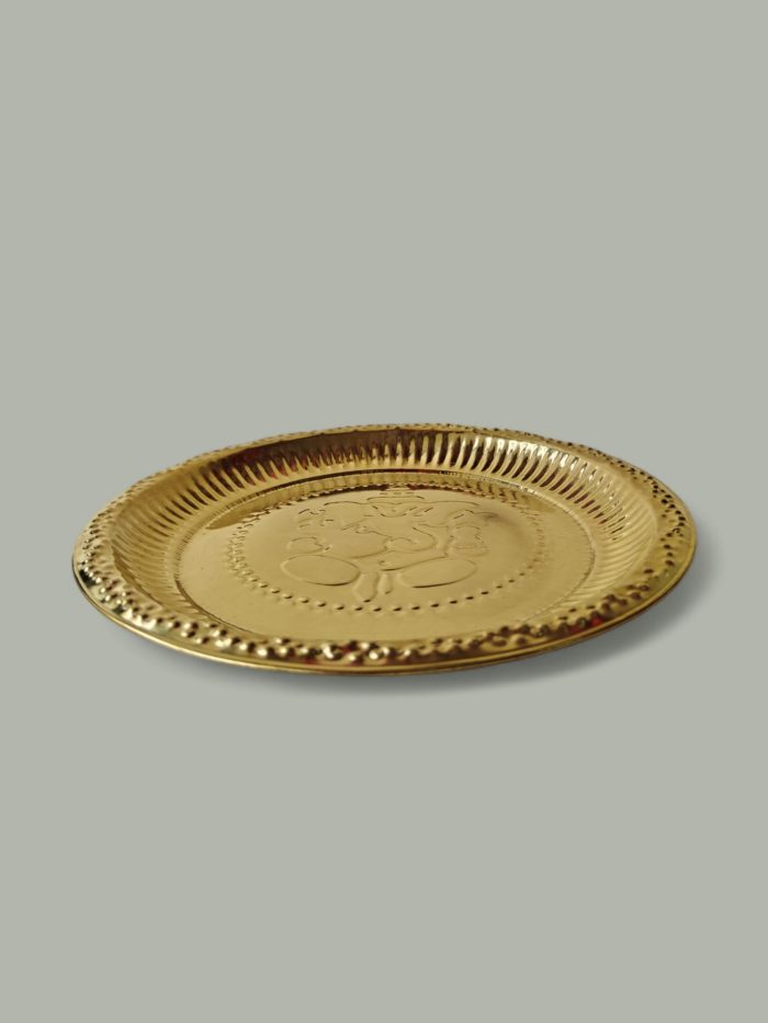 Brass Pooja Plate - Image 1
