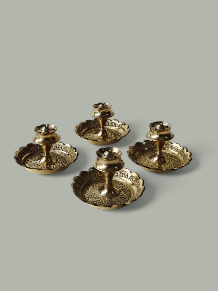 Brass Incense Holder Stand - Image 7