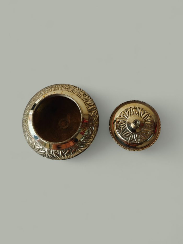 Brass Haldi KumKum Set - Image 7
