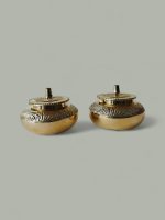 Brass Haldi KumKum Set