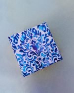 Indigo Printed Metal Box - Image 4