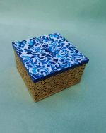Indigo Printed Metal Box - Image 3