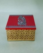Peacock Printed Metal Box - Image 4