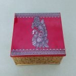 Peacock Printed Metal Box