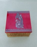 Peacock Printed Metal Box