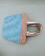 Boho-chic Cotton Rope Hamper Basket - Image 4
