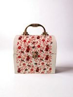 Floral Metal Storage Trunk - Image 4