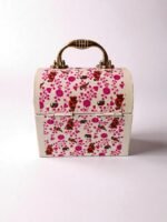 Floral Metal Storage Trunk - Image 4