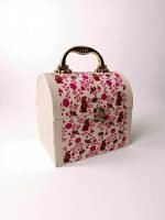 Floral Metal Storage Trunk - Image 3