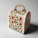 Floral Metal Storage Trunk