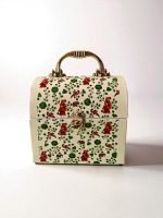 Floral Metal Storage Trunk - Image 2