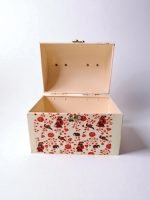 Floral Metal Storage Trunk - Image 2