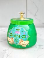 Pichwai Metal Storage Jar - Image 3