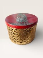 Kalamkari Parrot Metal Box - Image 2